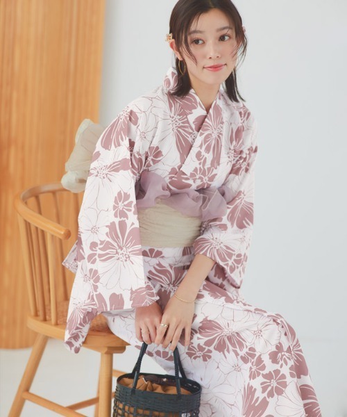 Ethnic Wear - Traditional Yukata Kimono Cotton Linen Material