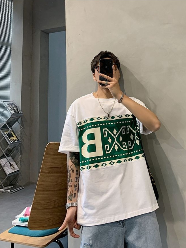 Plus Size Men's Short Sleeve T - Ethnic Fashion Instagram 评论和价格