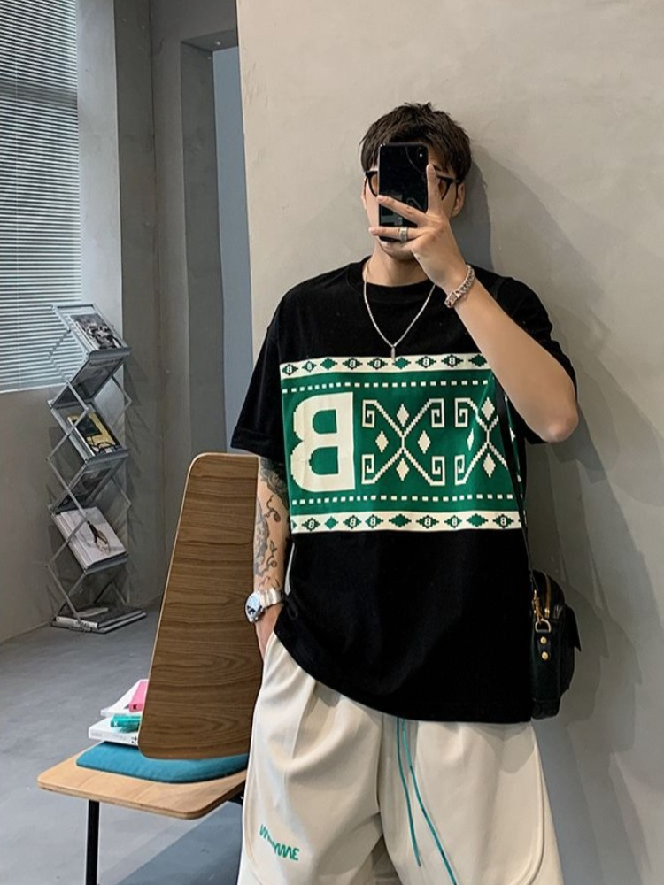 Plus Size Men's Short Sleeve T - Ethnic Fashion Instagram 评论和价格