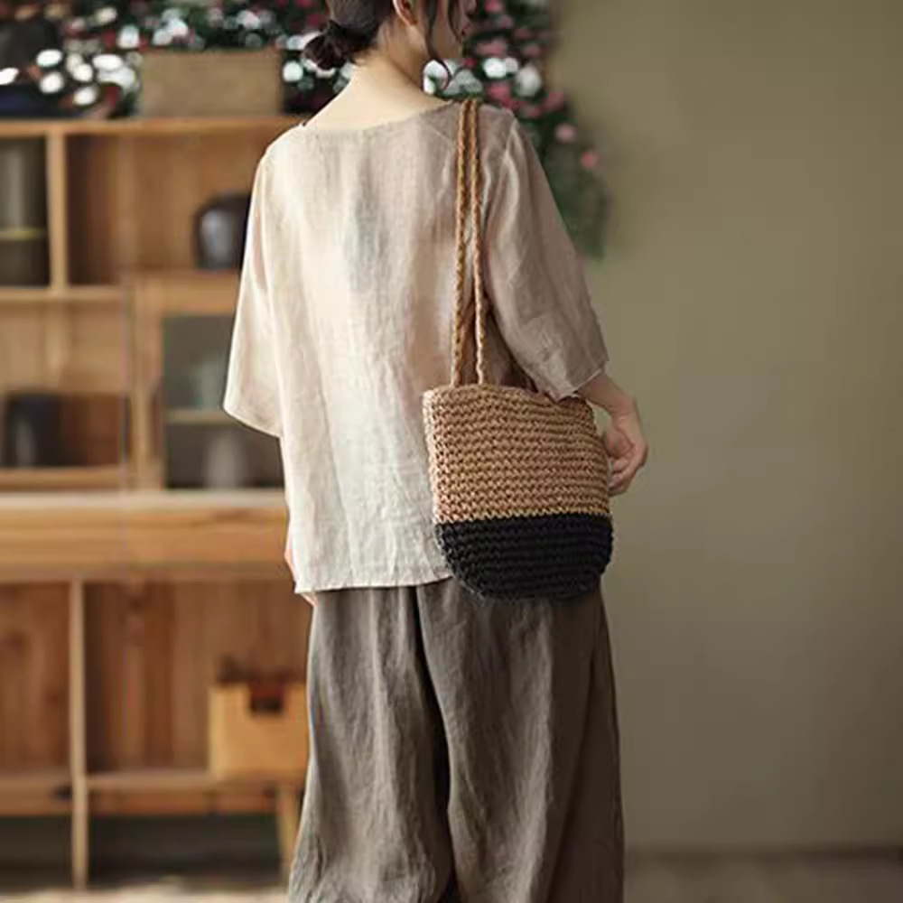 Plus Size Women's Summer Retro - Ethnic Fabric 评论和价格