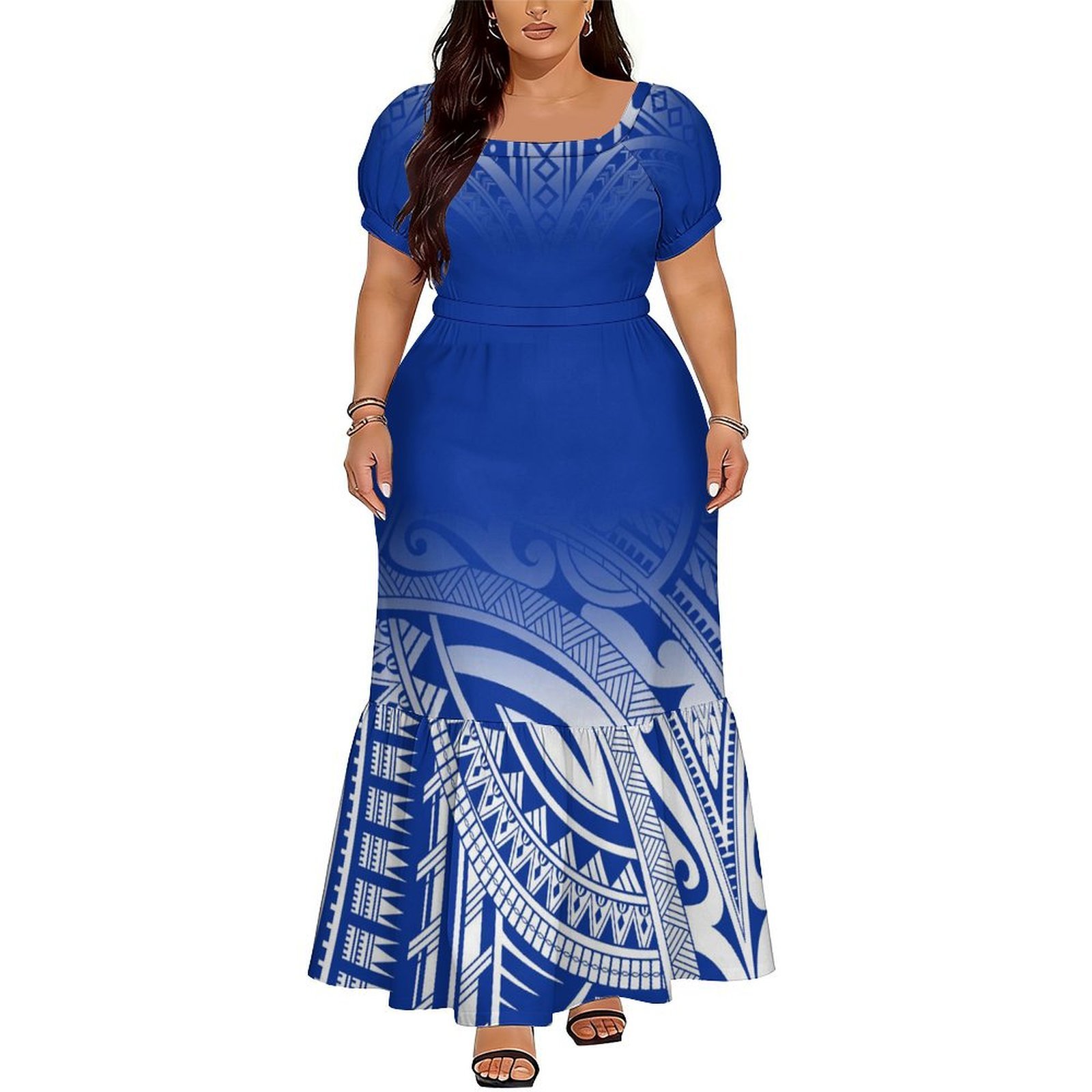 Hot-Selling Elegant V-Neck Lon - Ethnic Wear 评论和价格
