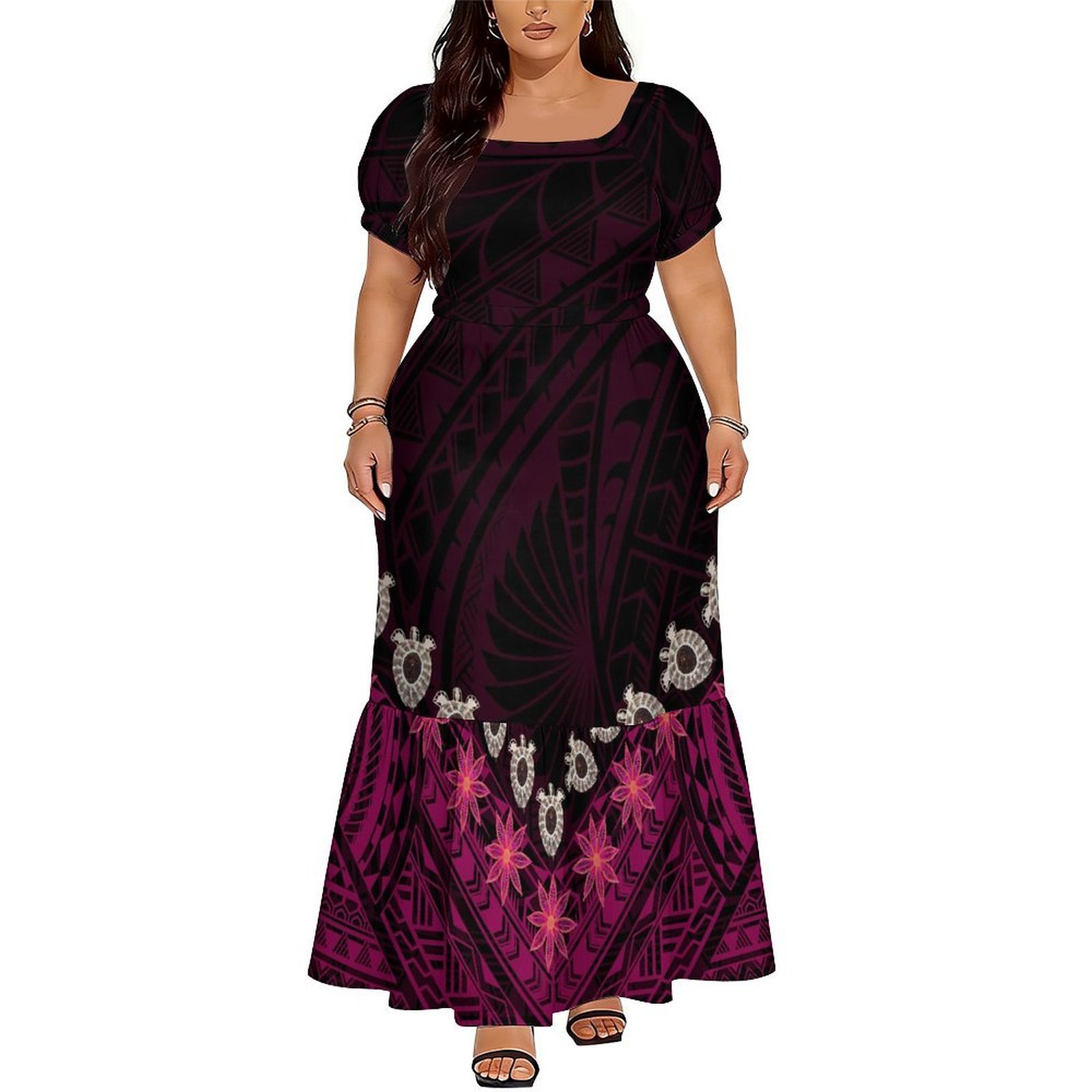 Hot-Selling Elegant V-Neck Lon - Ethnic Wear 评论和价格