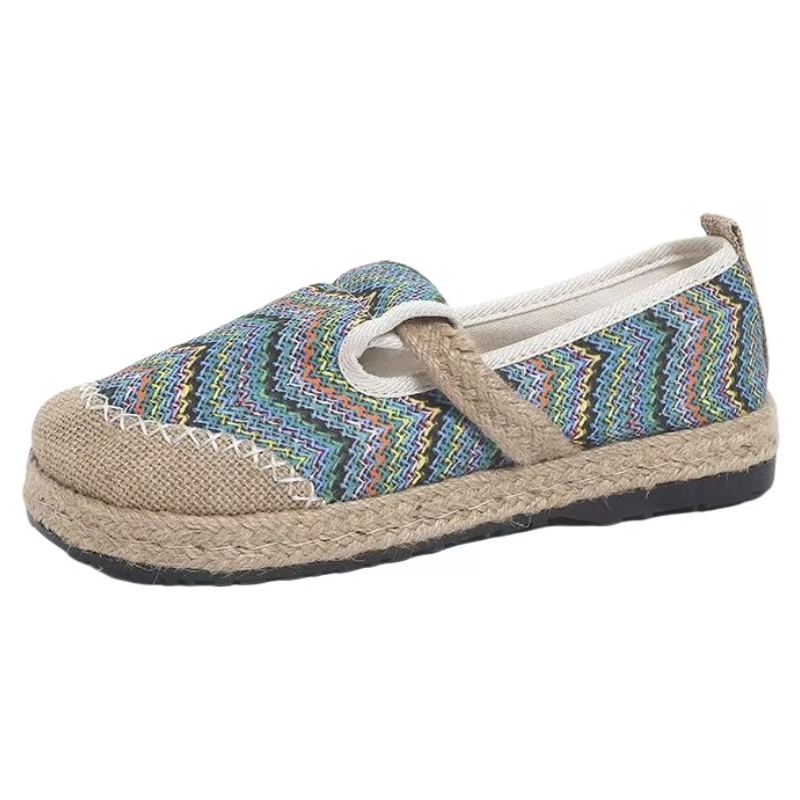 Women Color Striped Big Size C - Ethnic Fabric 评论和价格
