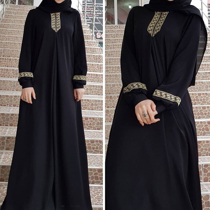 Muslim Ethnic Style Print Abay - Ethnic Fashion Dubai 评论和价格