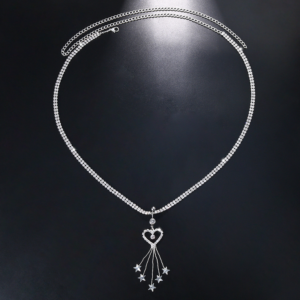 GLAMing Boho Heart Dangle Rhin - Ethnic Fashion Jewellery 评论和价格