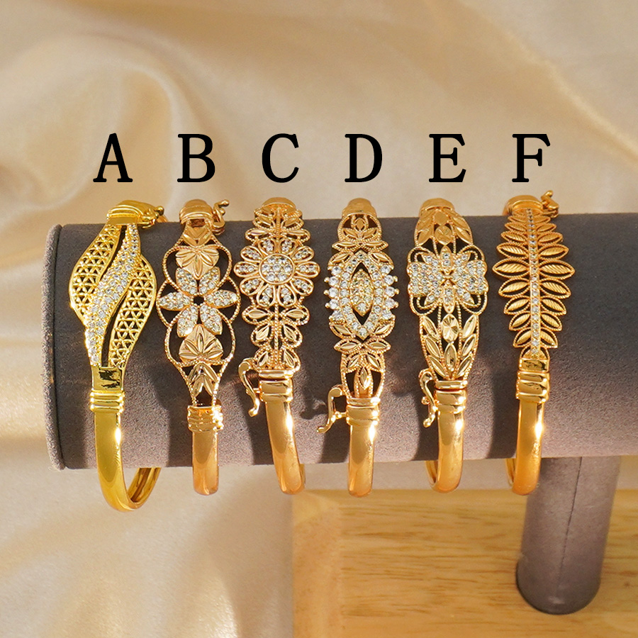 1Pcs Dubai Flower Zirconium In - Ethnic Fashion Dubai 评论和价格