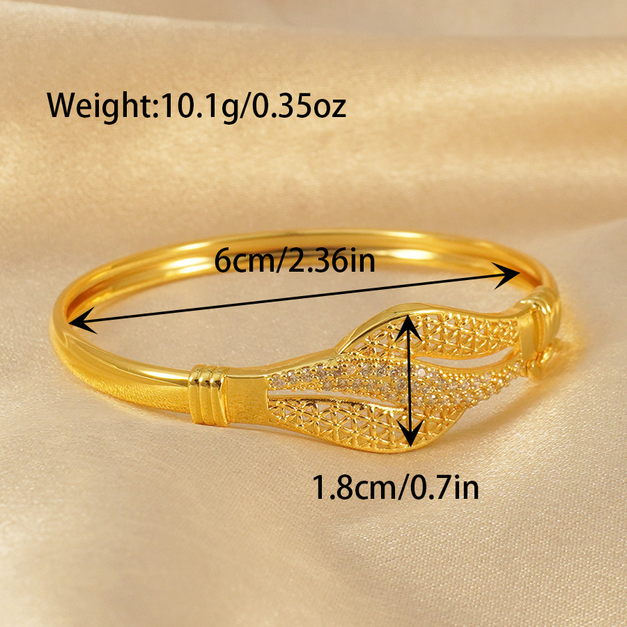 1Pcs Dubai Flower Zirconium In - Ethnic Fashion Dubai 评论和价格