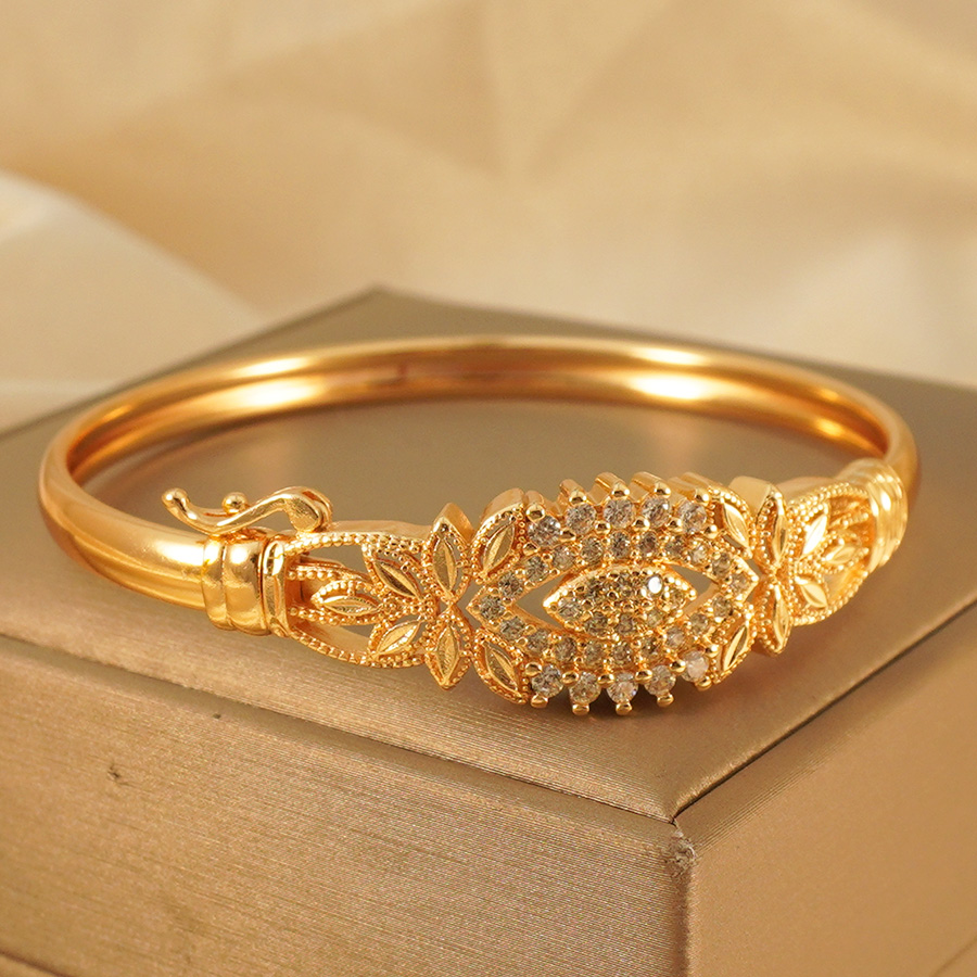1Pcs Dubai Flower Zirconium In - Ethnic Fashion Dubai 评论和价格