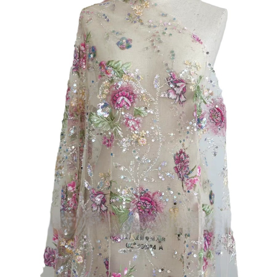 1M 120Cm Wide Luxury Beaded La - Ethnic Fabric 评论和价格