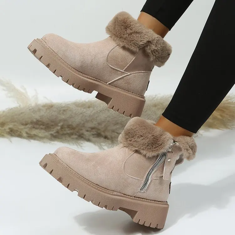 Women's Winter Snow Boots Warm - Ethnic Fabric 评论和价格